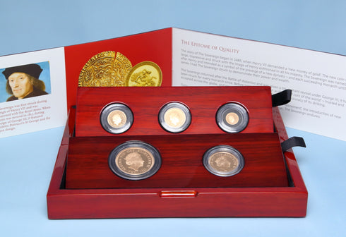 イギリス 2019年 エリザベス2世 金貨 5枚セット 裸